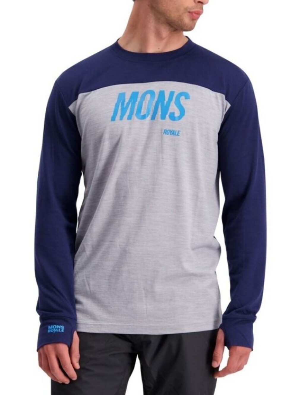 Mons Royale Yotei Tech 100% Merino Wool Long Sleeve Lightweight New Zealand Med